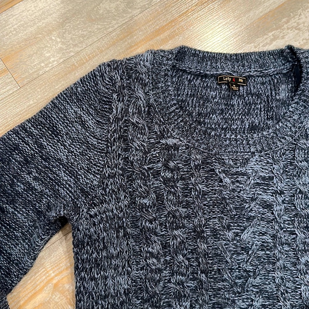Lety & Me Soft Cable Sweater